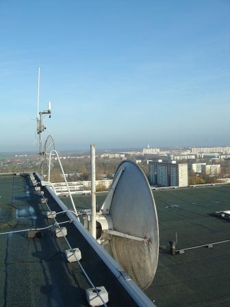 Alter und Neuer Standort der Antenne des APRS Digipeater DB0HRO